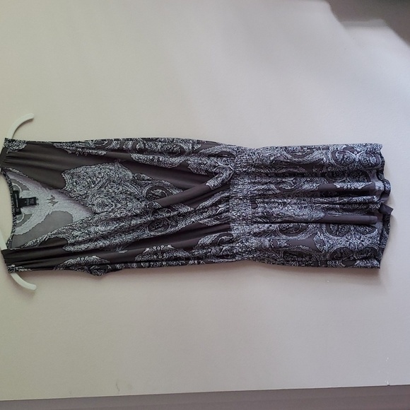 INC International Concepts Flowy Paisley Surplus Neckline Romper Smocked NWOT, M - Picture 2 of 8